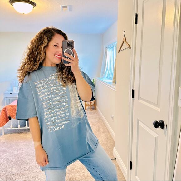 NWT Deadstock Vintage Maze California Blue Tee XL - Picture 1 of 10